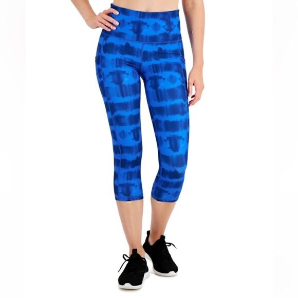 NWT Ideology Tie Dye Cropped Leggings - Picture 1 of 3